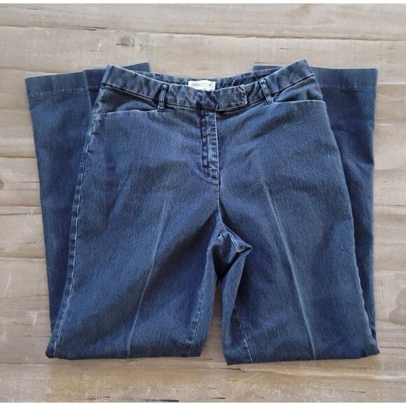 Coldwater Creek Women’s Blue Jeans Size 12 Dark Wash 2 Pockets - Picture 3 of 8